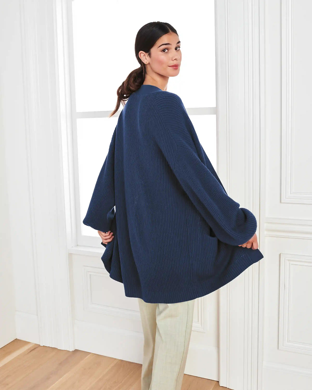 100% Organic Cotton Oversized Cardigan