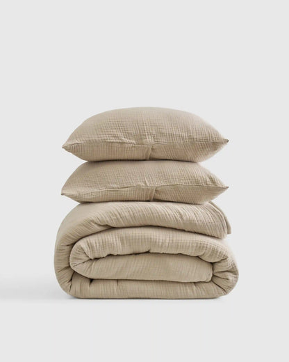 Organic Cotton Gauze Dream Quilt Set