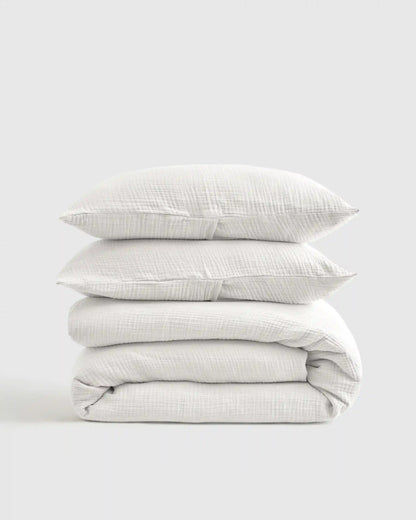 Organic Cotton Gauze Duvet Cover Set