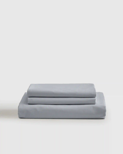 Organic Crisp Percale Fitted Sheet Set