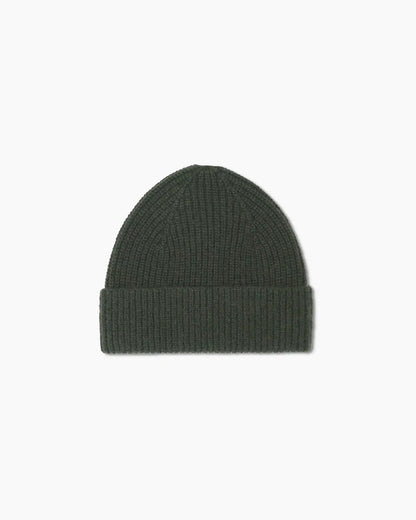 Mongolian Cashmere Ribbed Beanie