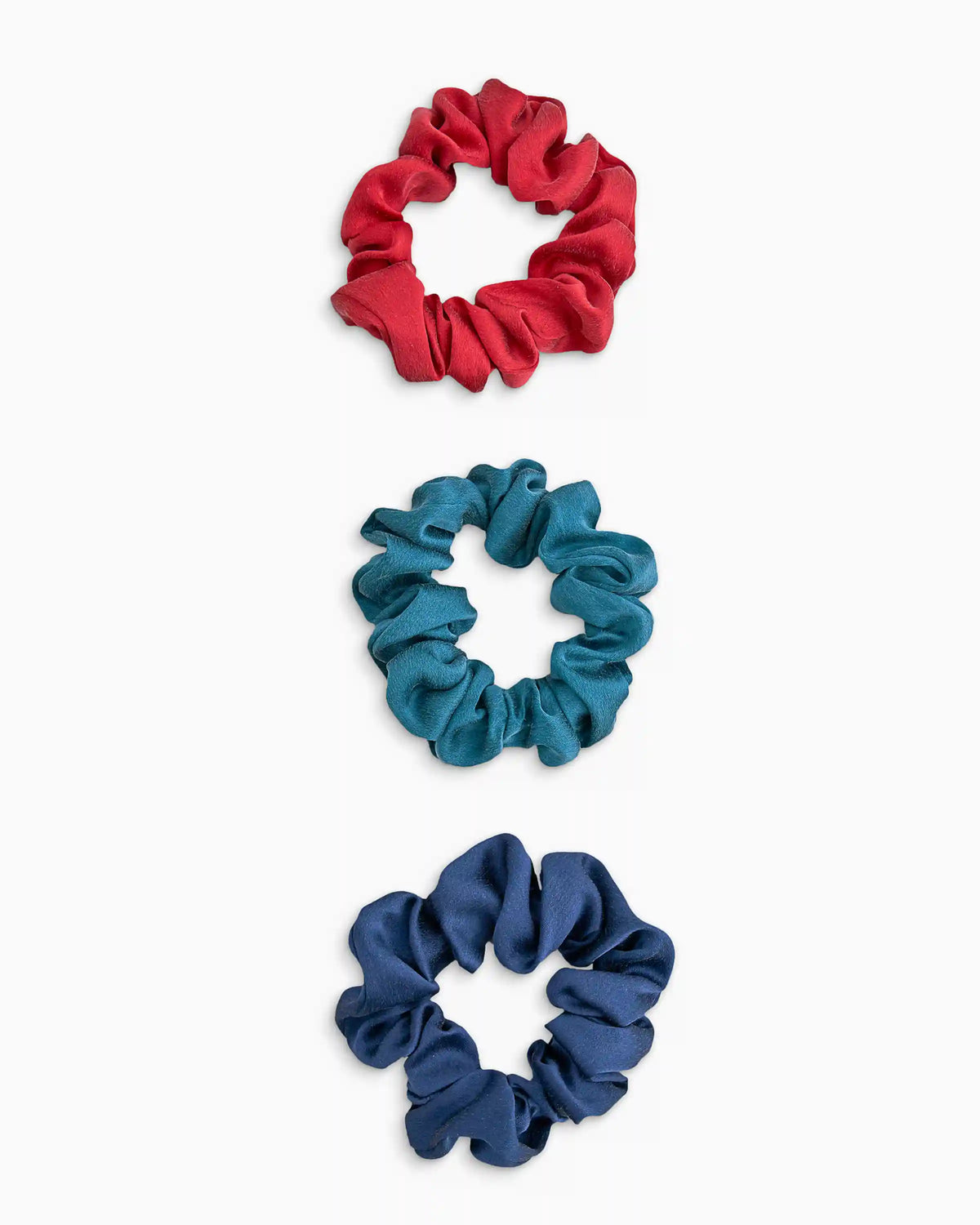 100% Washable Silk Scrunchies