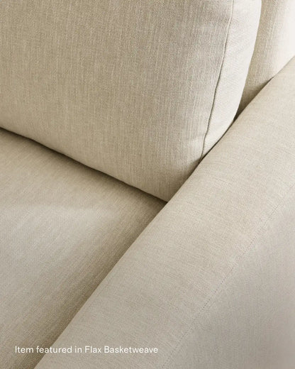 Stillman Chaise Sectional in Performance Basketweave