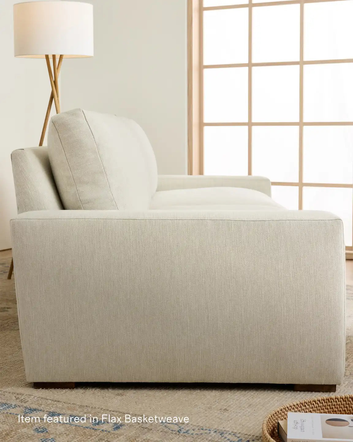 Stillman L Sectional in Performance Basketweave