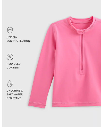 Long Sleeve Zip-Up Rash Guard