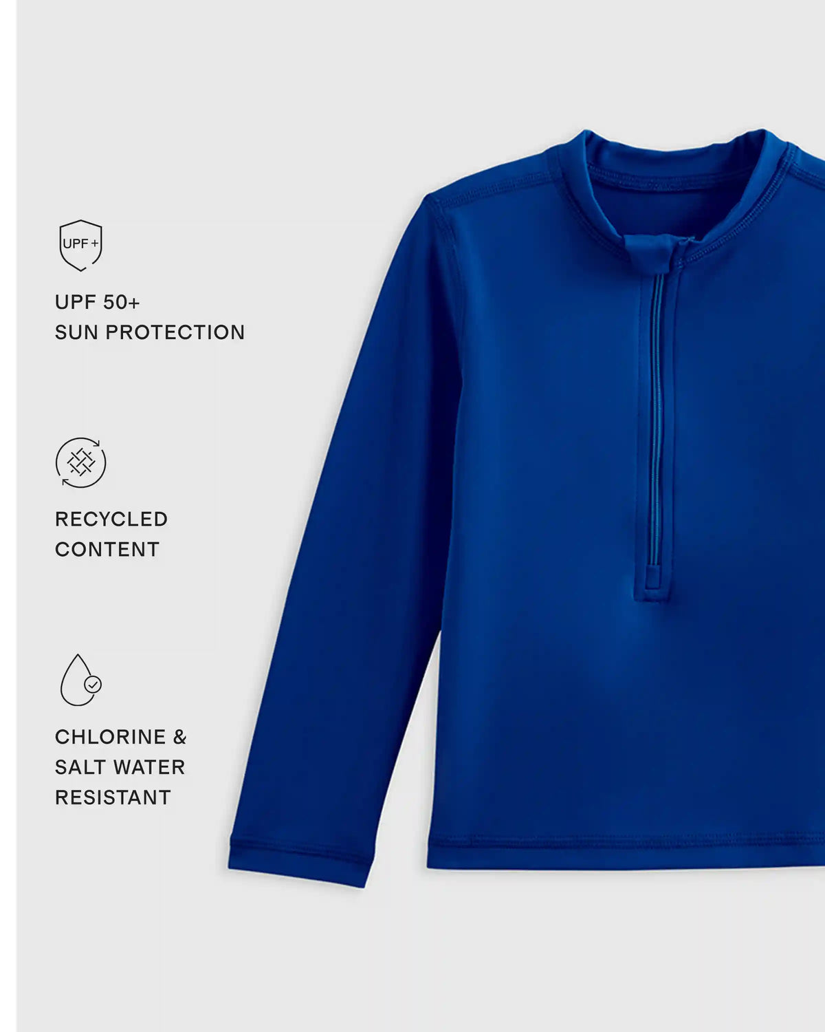 Long Sleeve Zip-Up Rash Guard