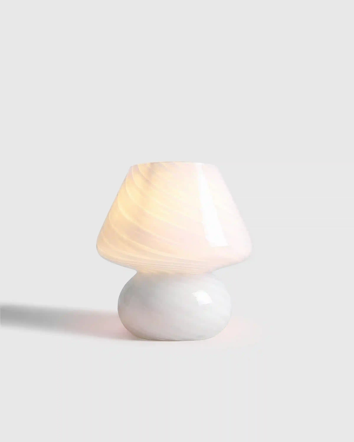 Swirled Glass Table Lamp