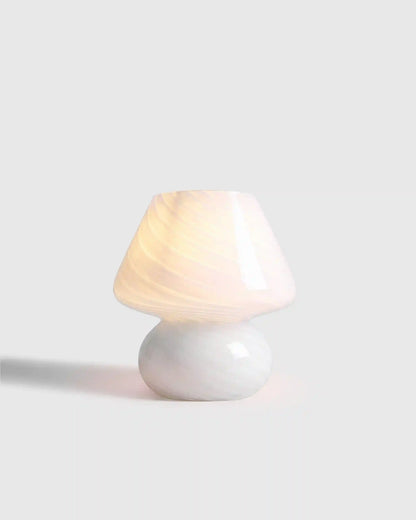 Swirled Glass Table Lamp