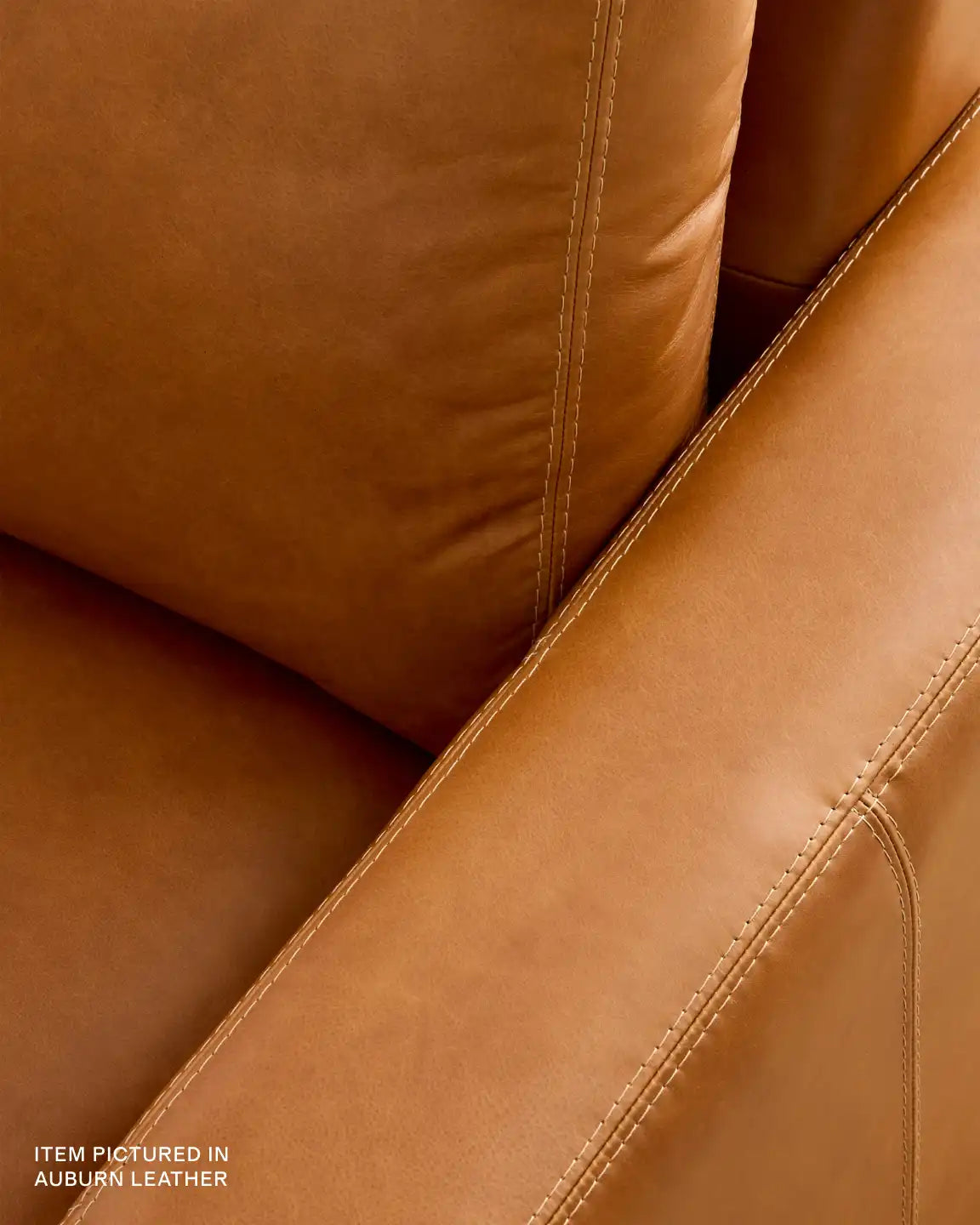 Stillman Chaise Sectional in Leather