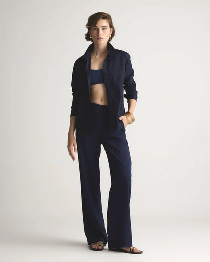 Italian Wool Pleated Trouser