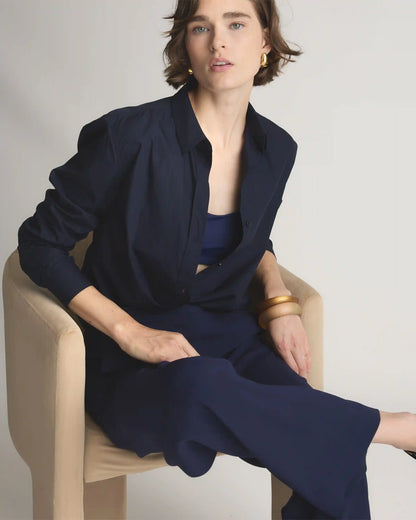 Italian Wool Pleated Trouser