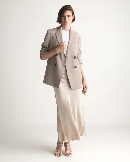 100% Washable Silk Maxi Skirt