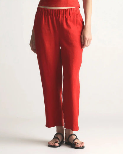 100% European Linen Fitted Tank