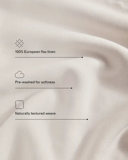 European Linen Chambray Deluxe Bedding Bundle