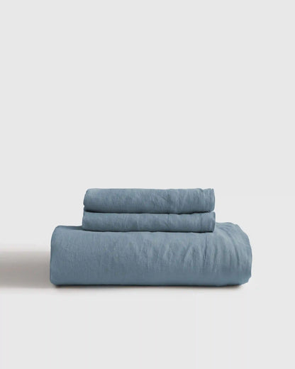 European Linen Fitted Sheet Set
