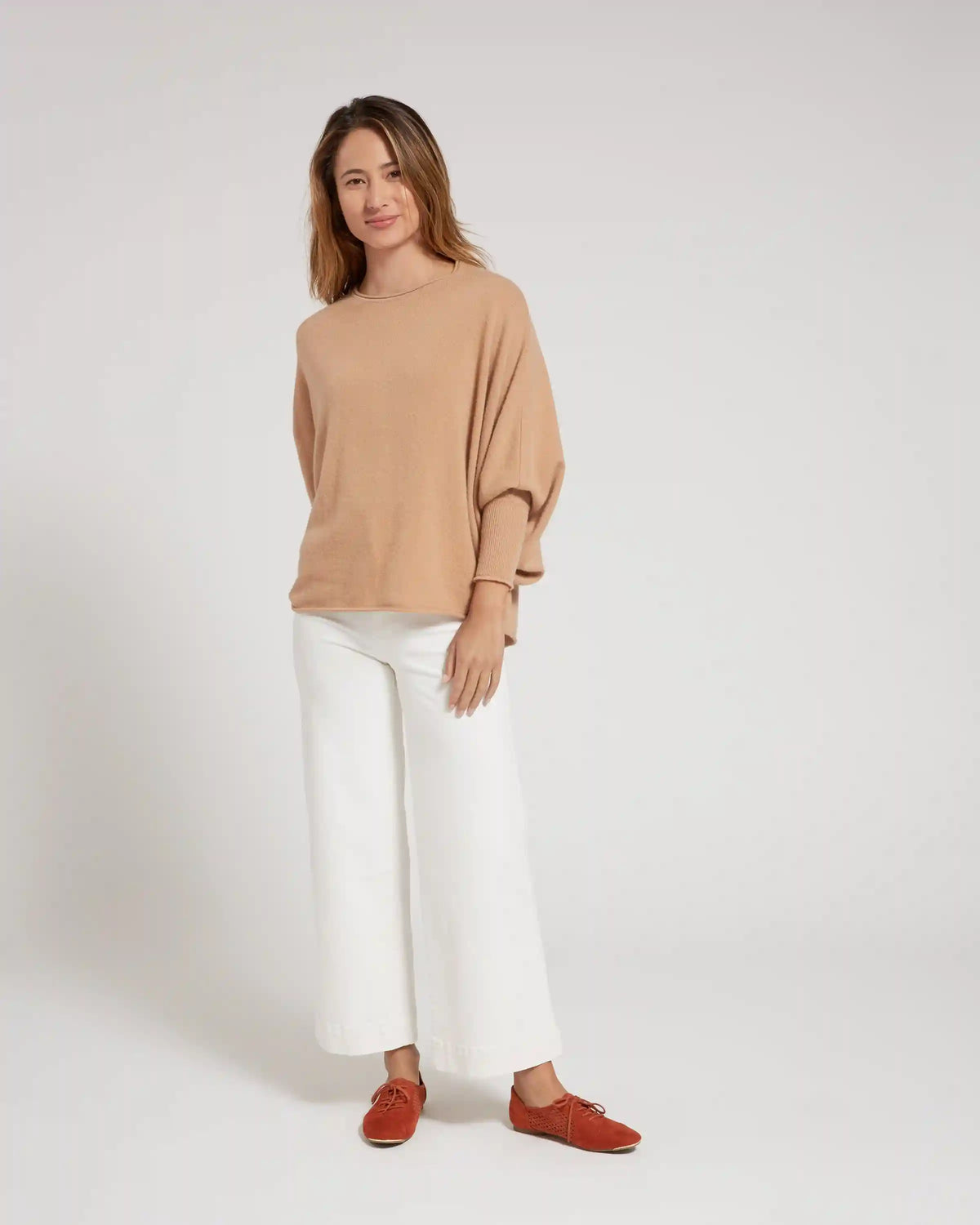 Mongolian Cashmere Batwing Sweater