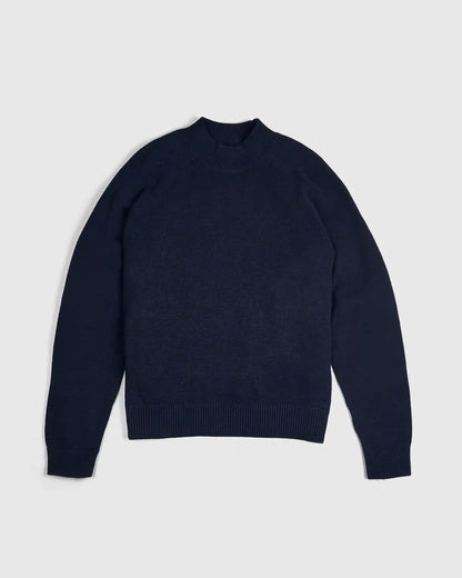 100% Organic Cotton Mock Neck Sweater