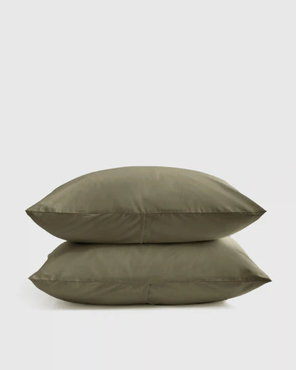 Organic Crisp Percale Sham Set