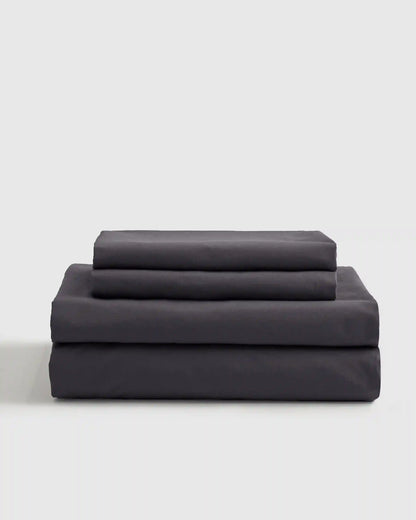 Organic Crisp Percale Sheet Set
