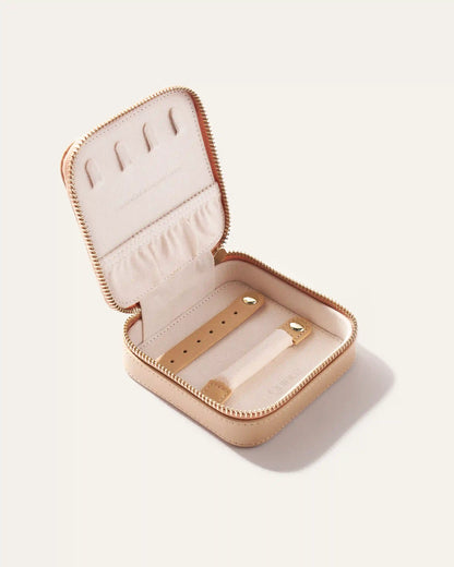 Leather Jewelry Travel Case