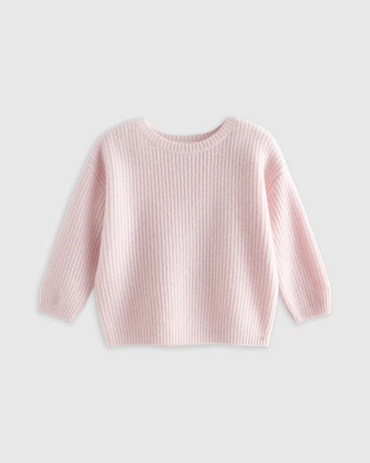 Washable Cashmere Fisherman Tunic Sweater