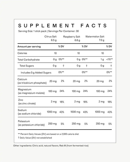 Recovery Zero Sugar Hydration