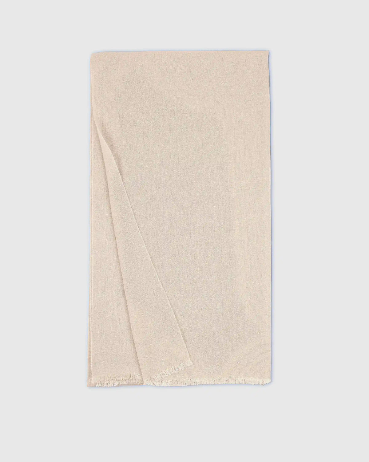 Featherweight Cashmere Silk Frayed Edge Scarf