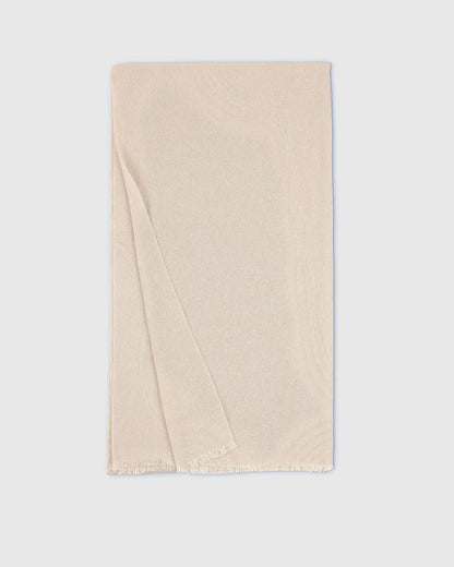 Featherweight Cashmere Silk Frayed Edge Scarf