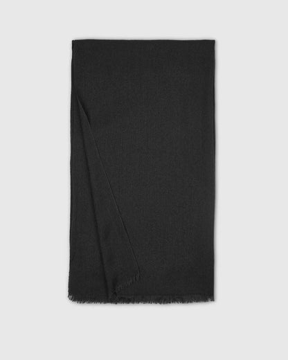 Featherweight Cashmere Silk Frayed Edge Scarf