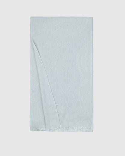 Featherweight Cashmere Silk Frayed Edge Scarf