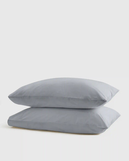 Organic Crisp Percale Pillowcase Set
