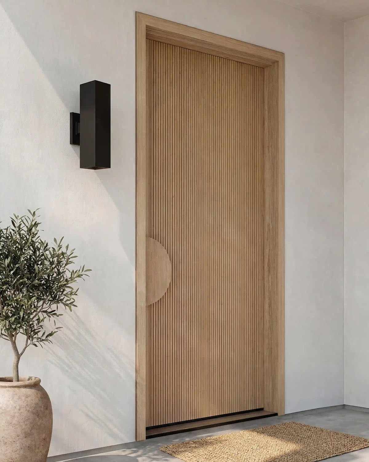 Outdoor Aluminum Rectangle Wall Sconce