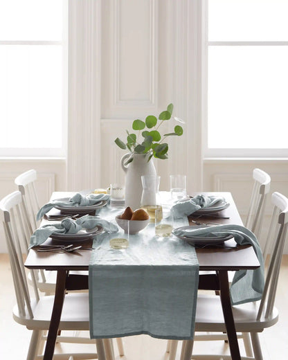 European Linen Table Runner