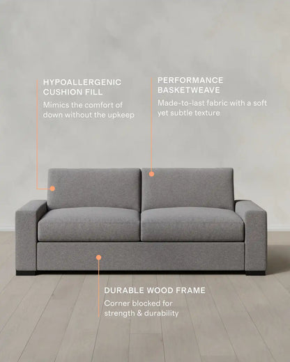 Stillman Sofa in Performance Basketweave