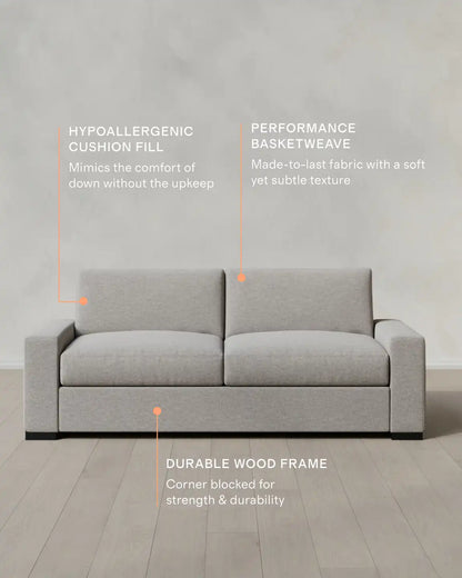 Stillman Sofa in Performance Basketweave