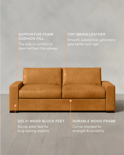Stillman Sofa in Leather