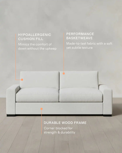 Stillman Sofa in Performance Basketweave