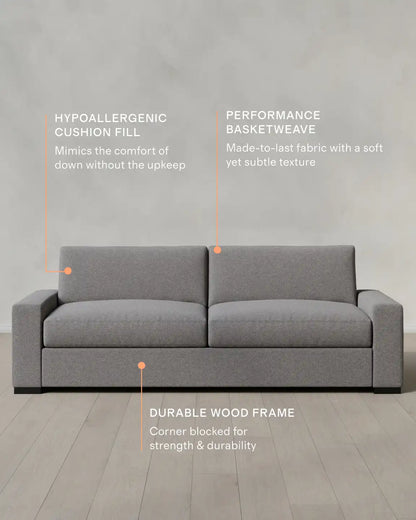 Stillman Sofa in Performance Basketweave