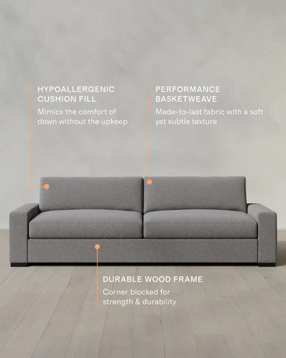 Stillman Sofa in Performance Basketweave