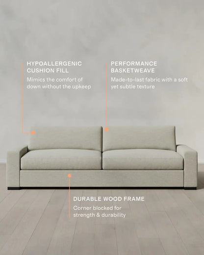 Stillman Sofa in Performance Basketweave