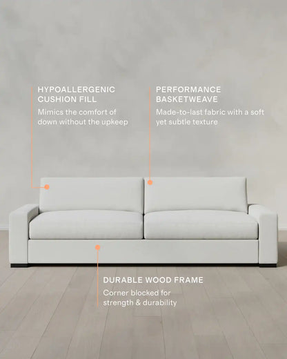 Stillman Sofa in Performance Basketweave